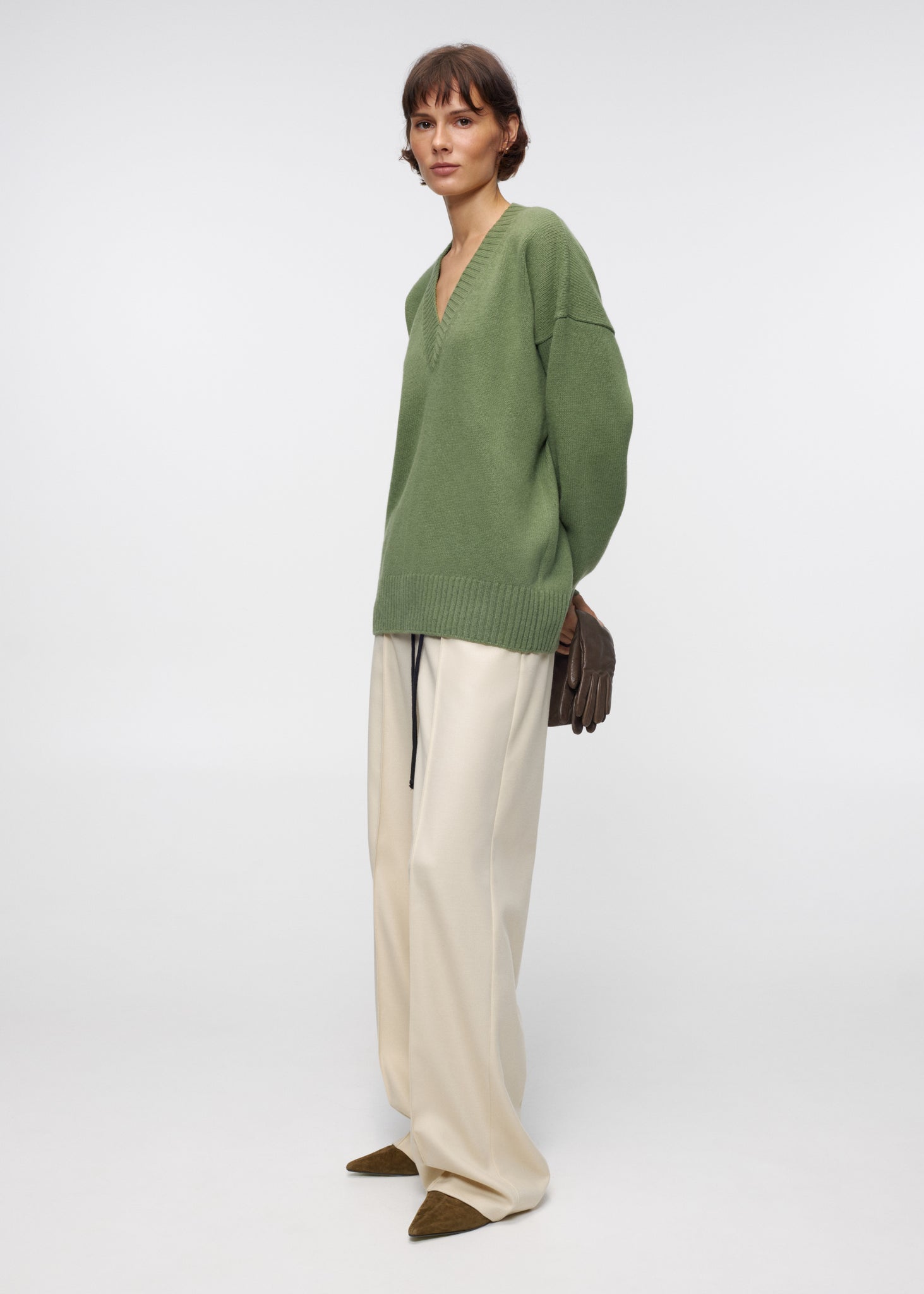 Fall Fern Green Sweater
