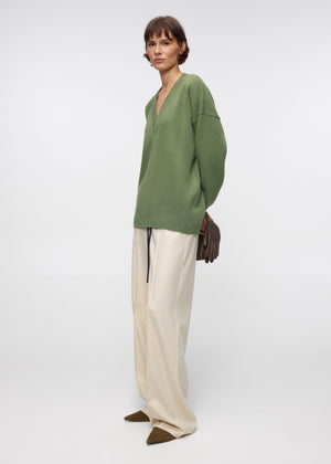 Fall Fern Green Sweater