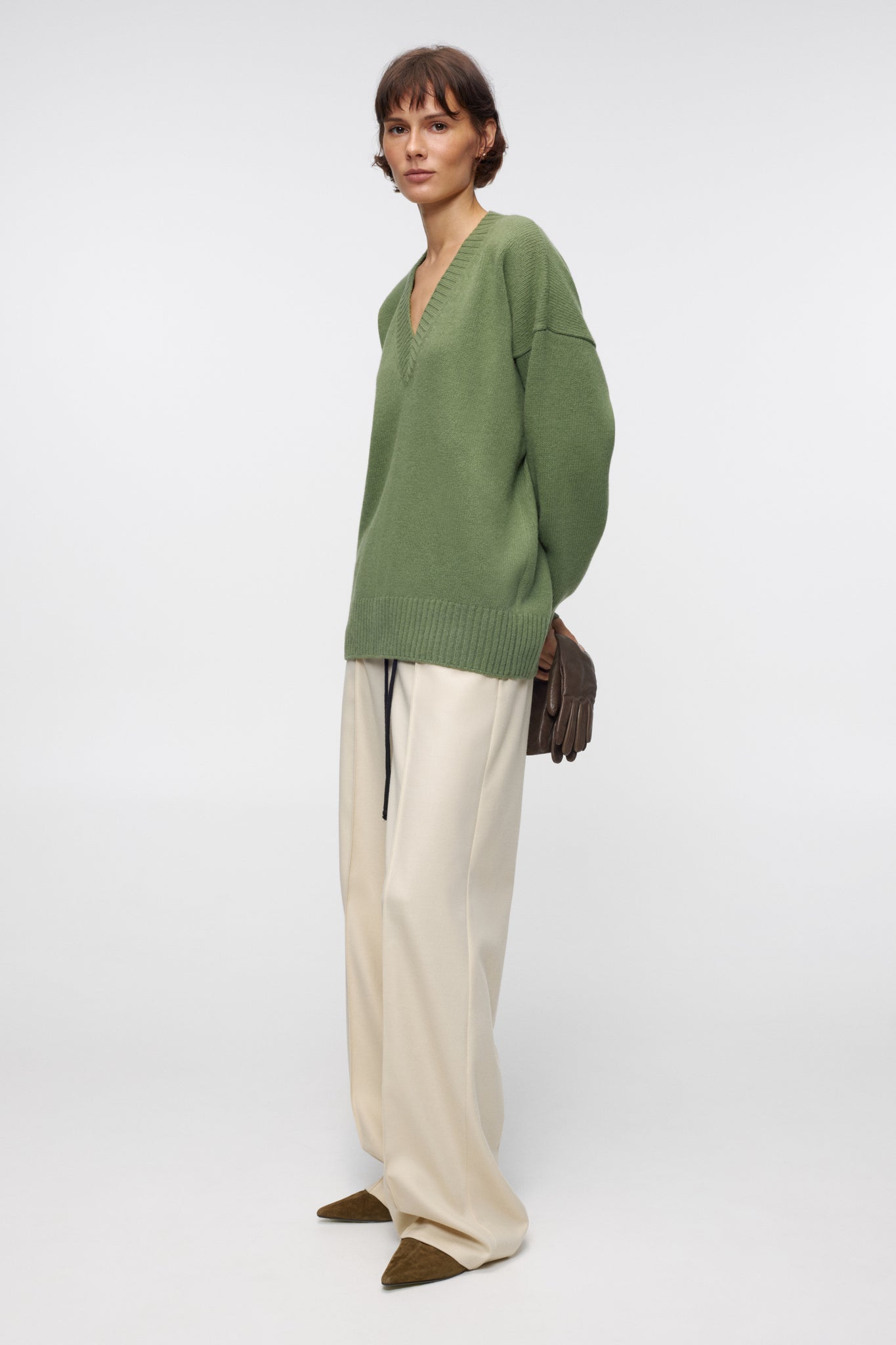 Fall Fern Green Sweater