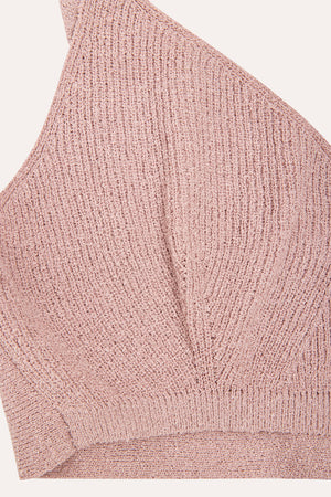 Gigi Boucle Top in Powder Pink