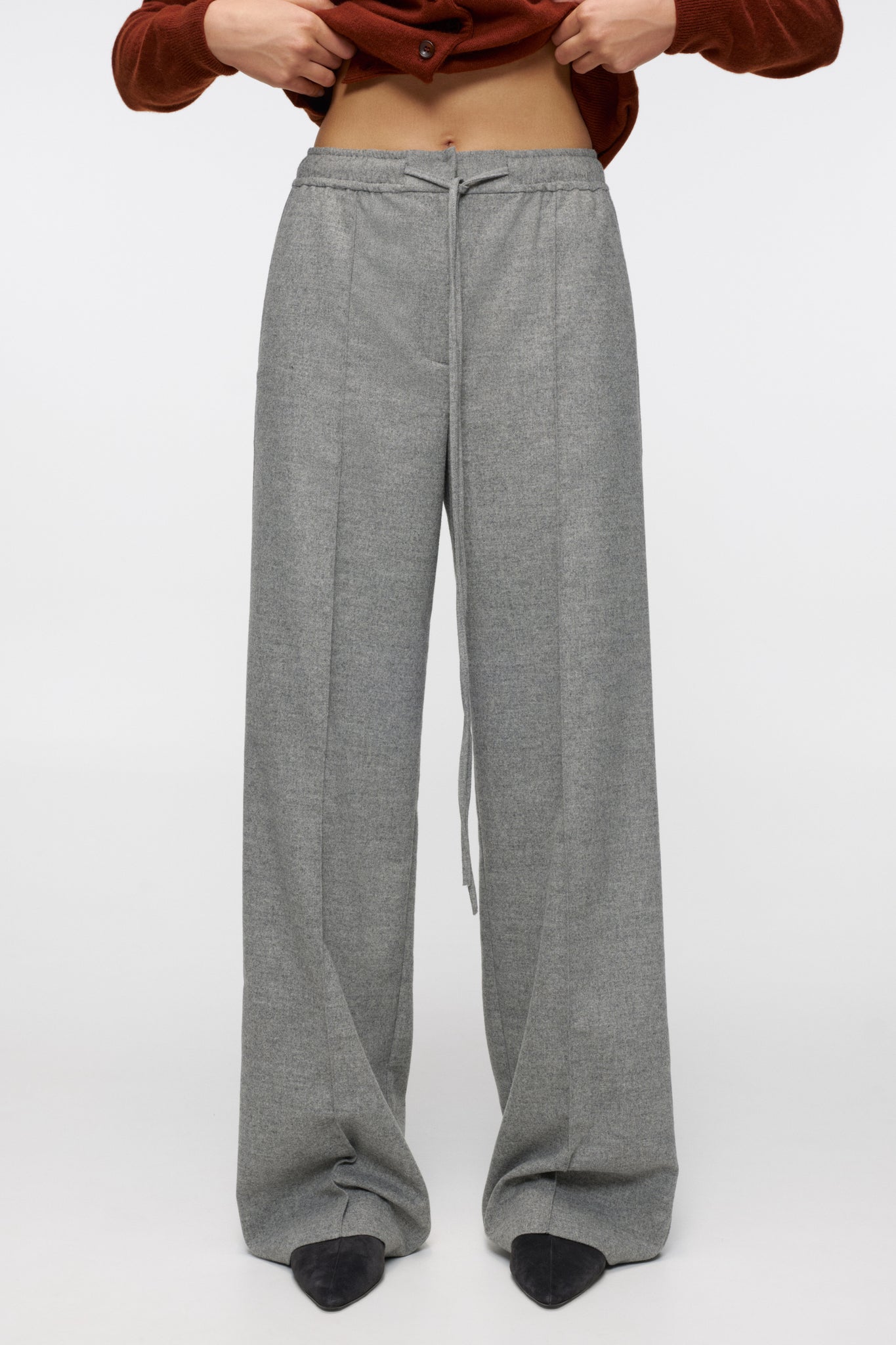 Harvest Grey Straight Trousers