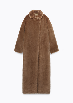 Bura Faux Fur Maxi Jacket