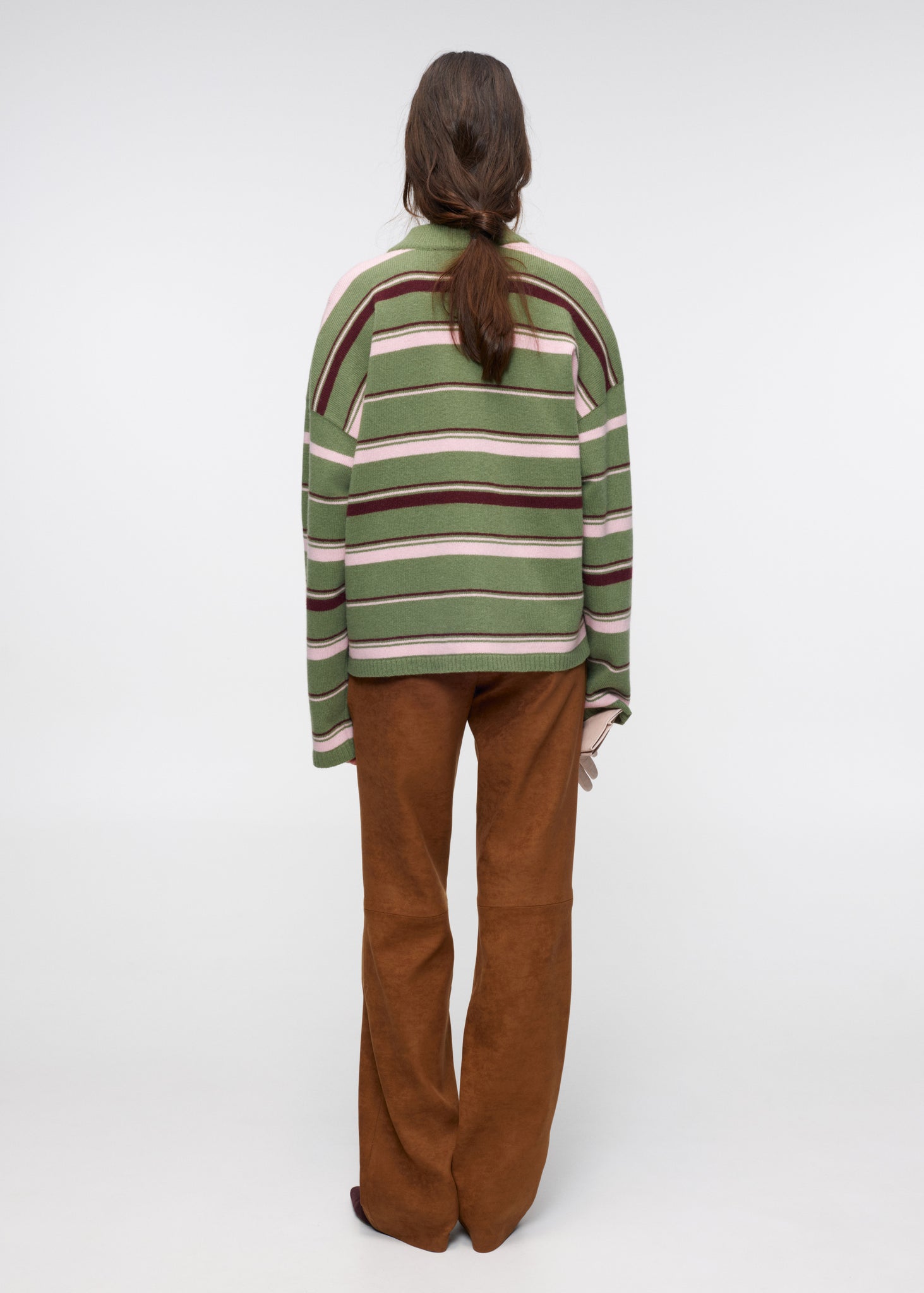 Fall Foliage Striped Sweater