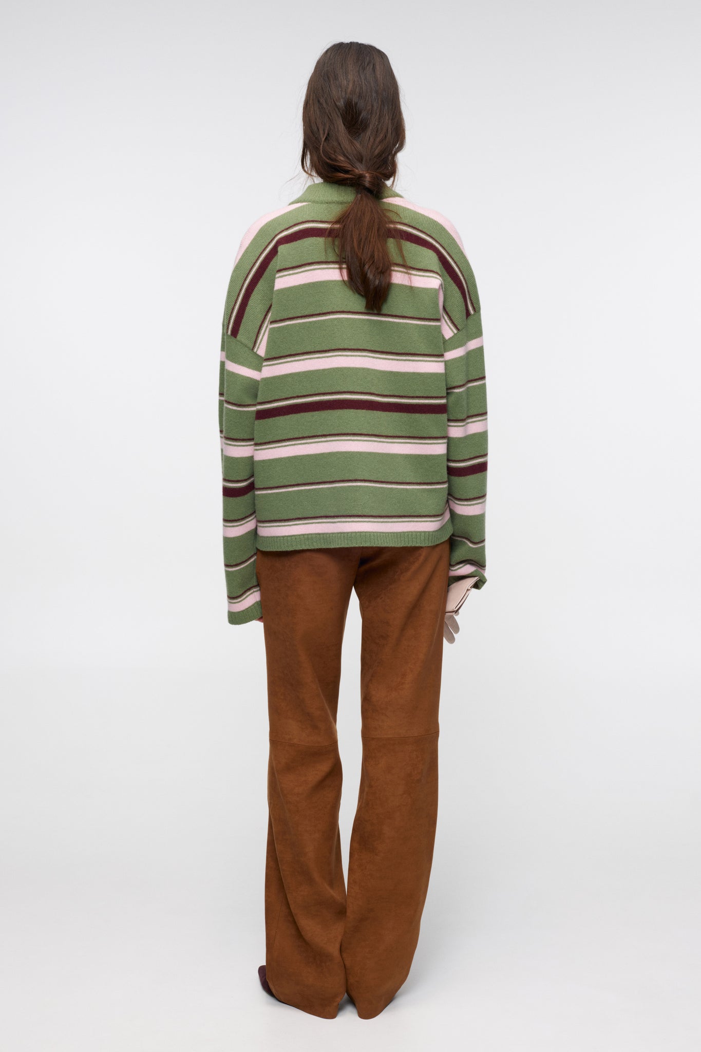 Cognac Suede Trousers