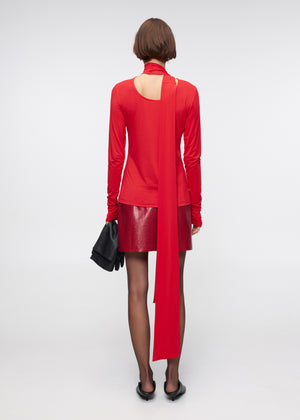 Scarlet Turtleneck