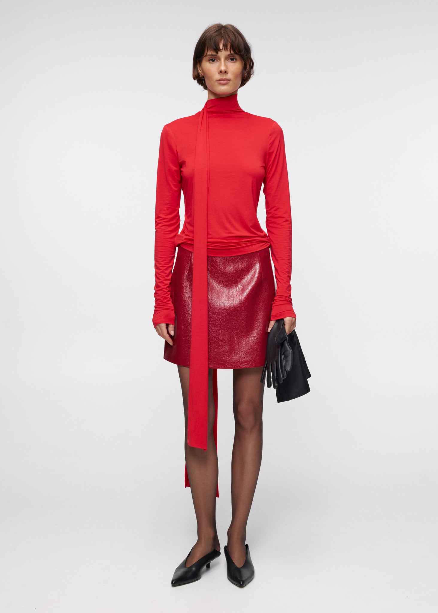Scarlet Turtleneck