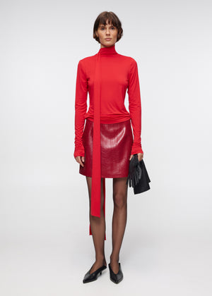 Scarlet Turtleneck