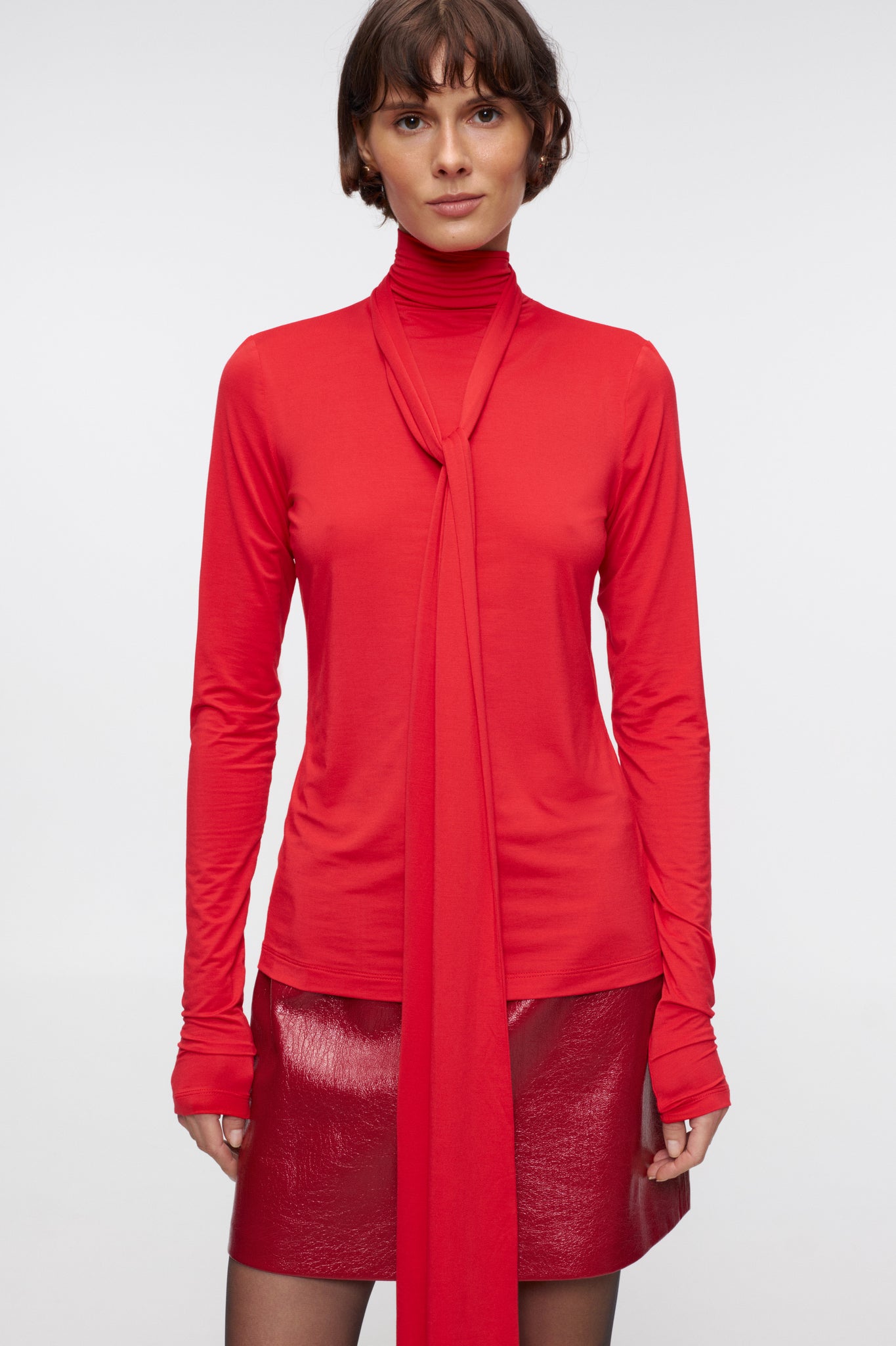 Scarlet Turtleneck
