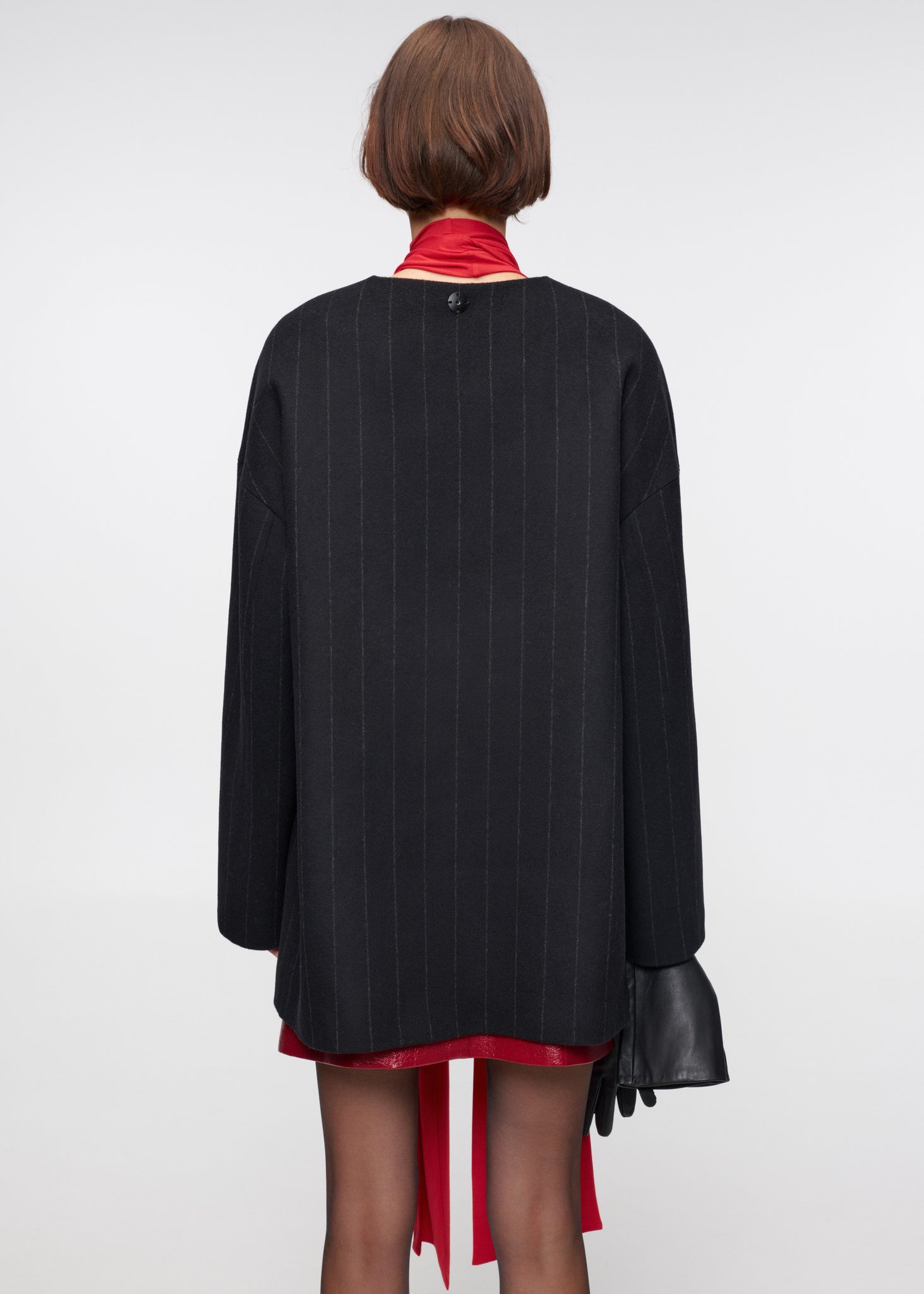 Eclipse Striped Wool Coat