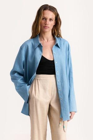 Dune Natural Linen Trousers