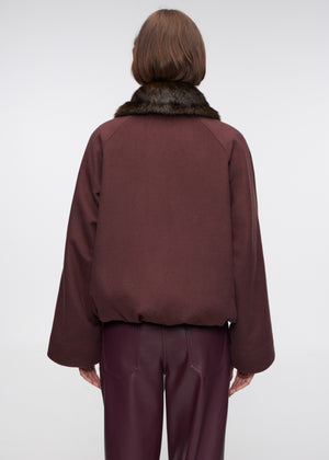 Cranberry Harvest Coat