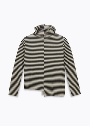 Striped Asymmetric Longsleeve