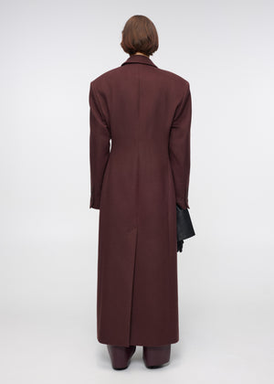 Autumn Berry Maxi Coat