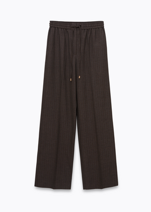 Striped Wool Pants