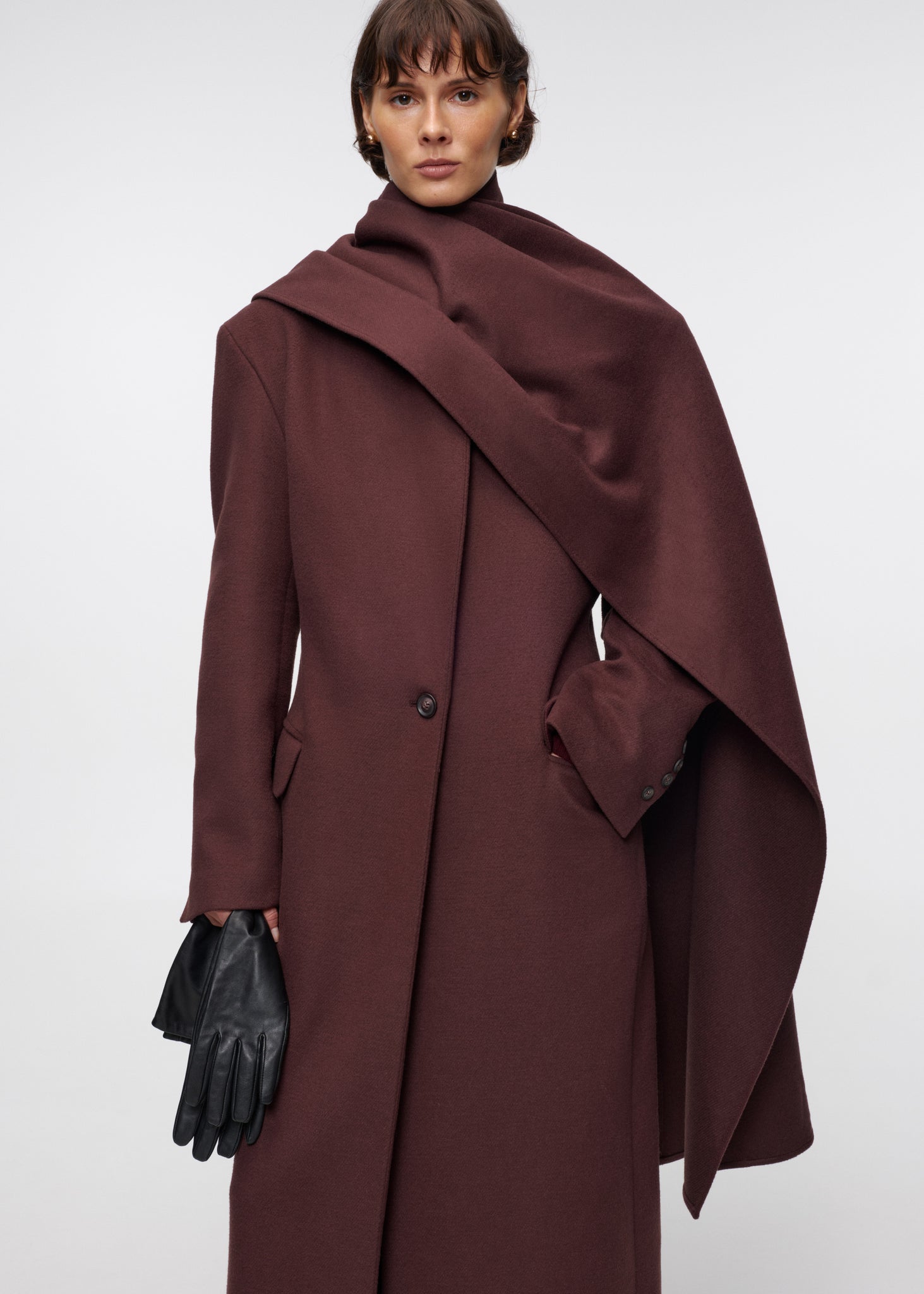 Autumn Berry Maxi Coat