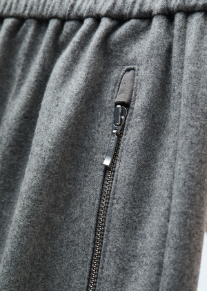 Zipped Cashmere Pants