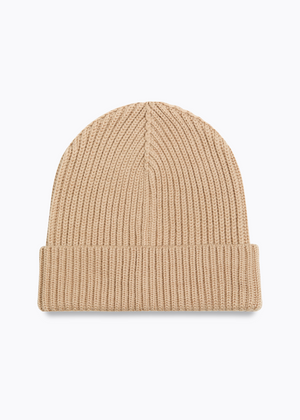 Beige Beanie Hat