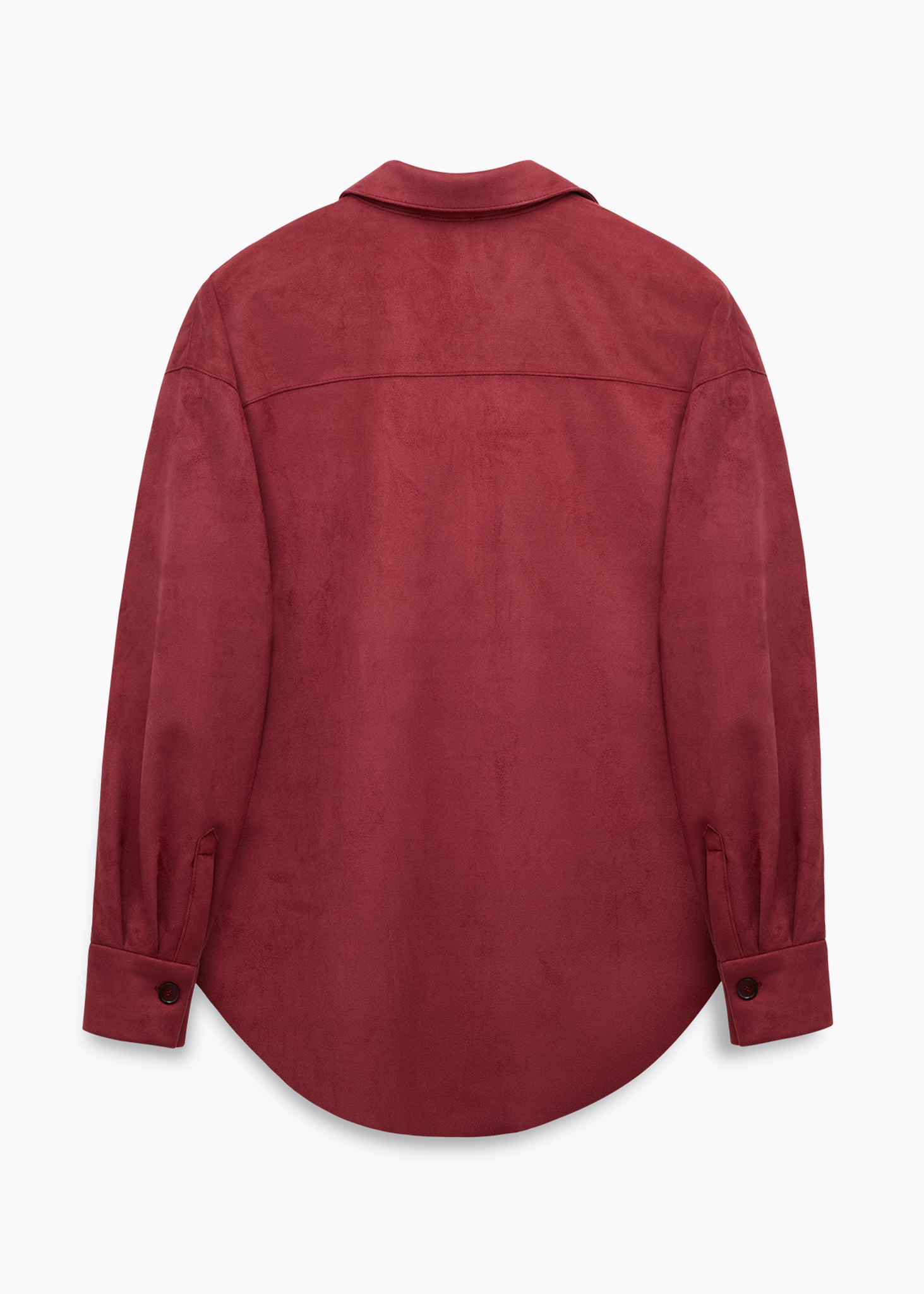 Raspberry Suede Shirt