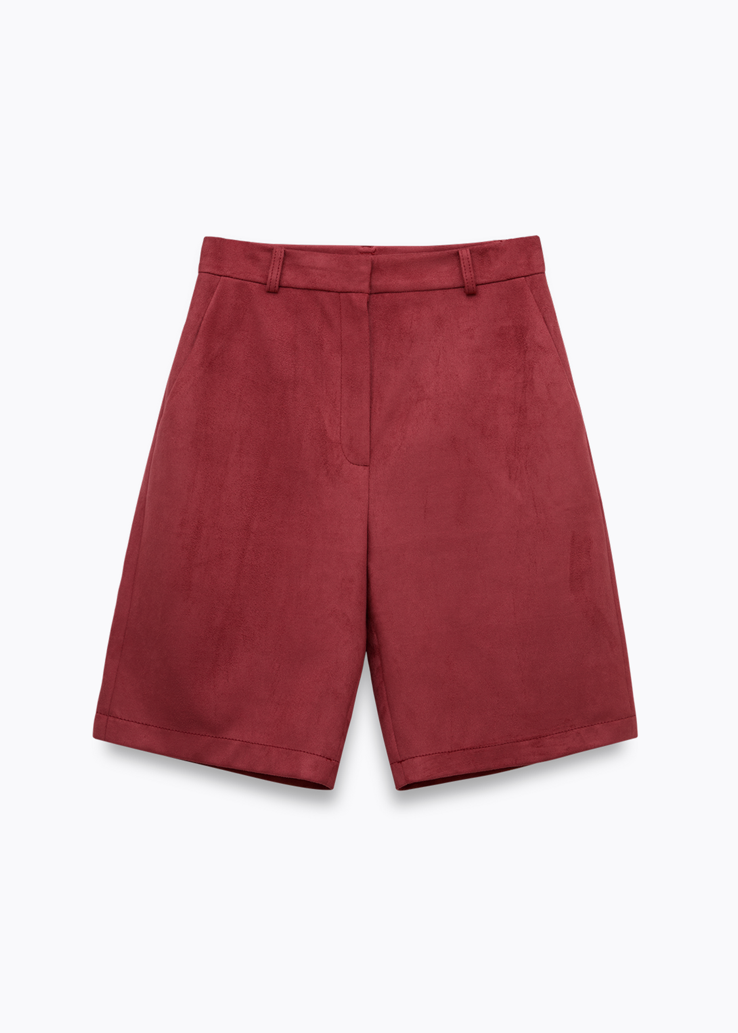 Raspberry Suede Shorts