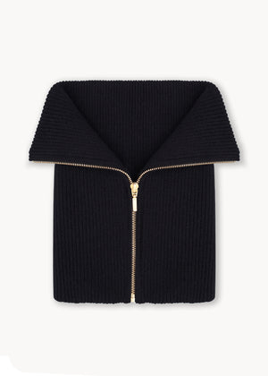 Knitted Black Collar