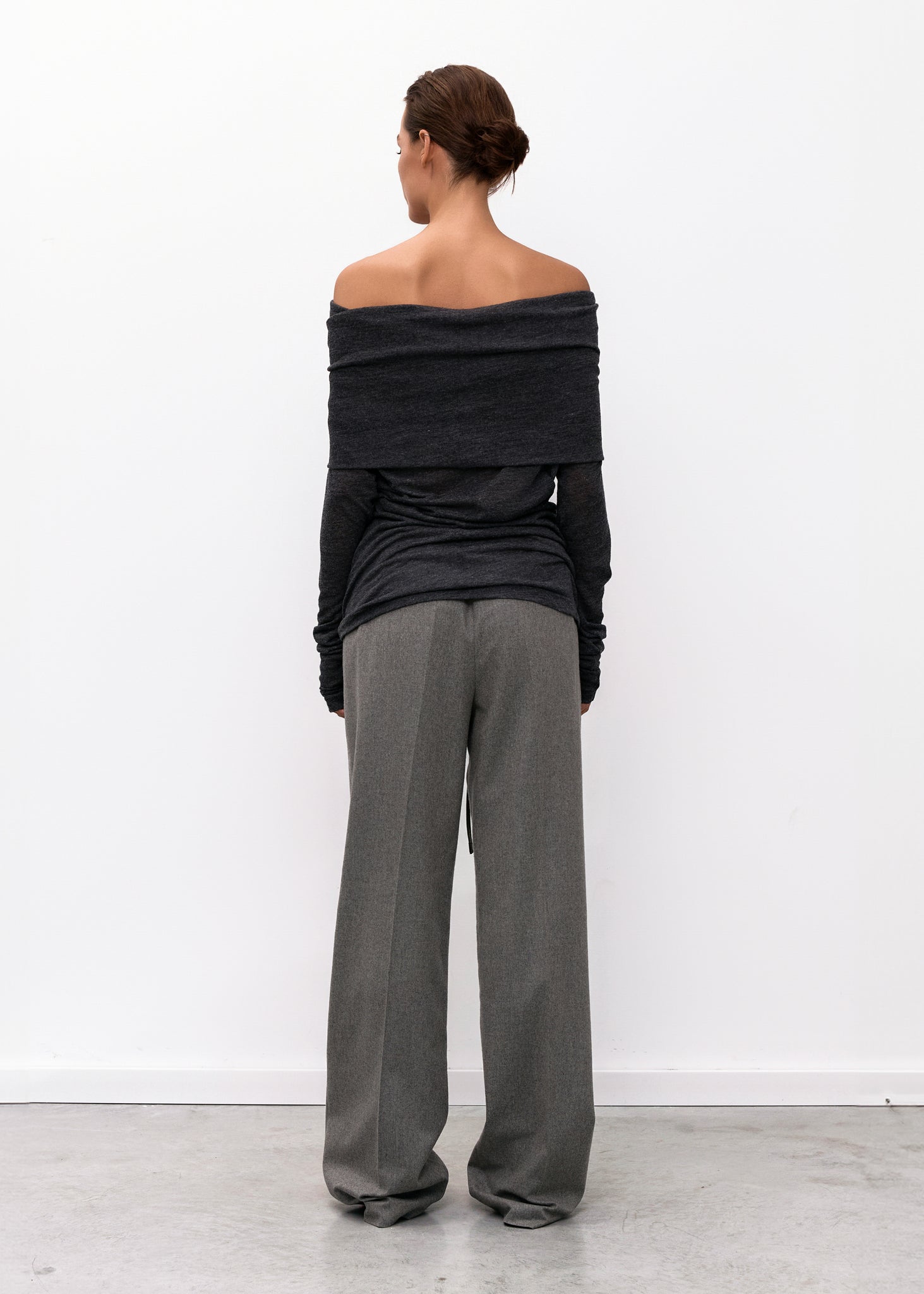 Zipped Cashmere Pants