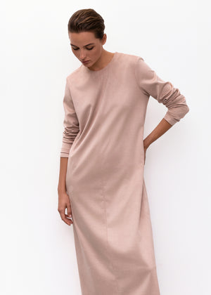 Powder Suede Dress