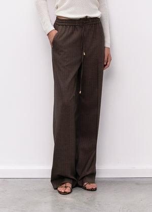 Striped Wool Pants