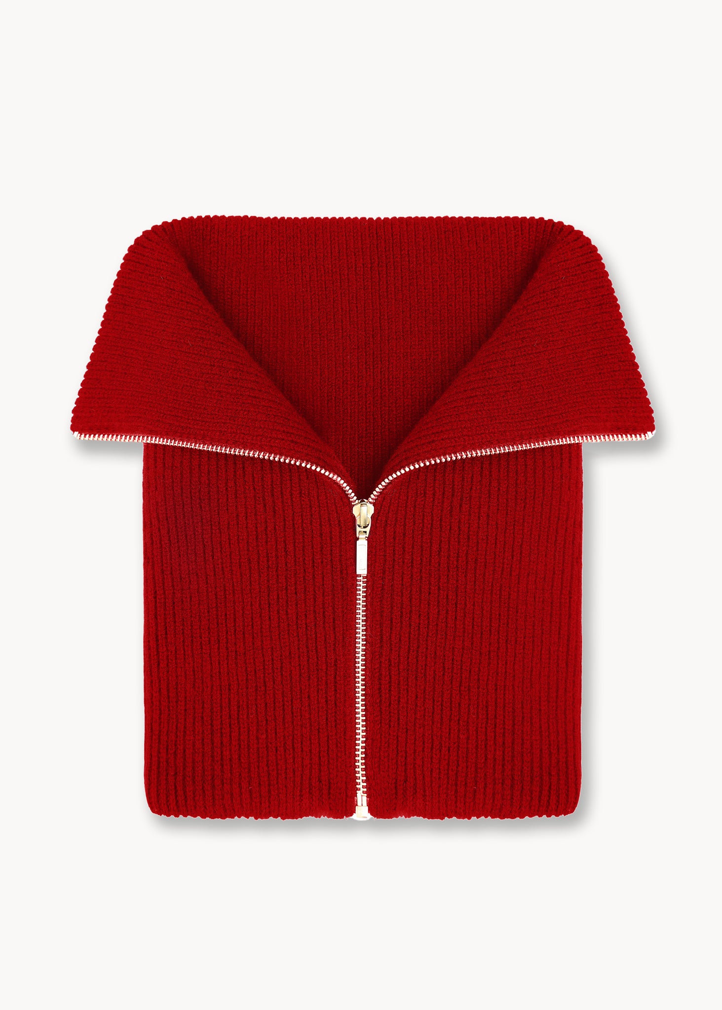 Knitted Red Collar